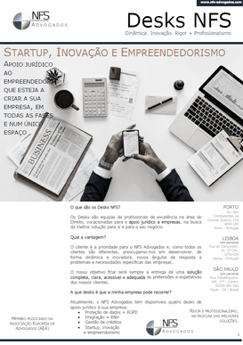 Desks NFS - Startup, inovacao e empreendorismo
